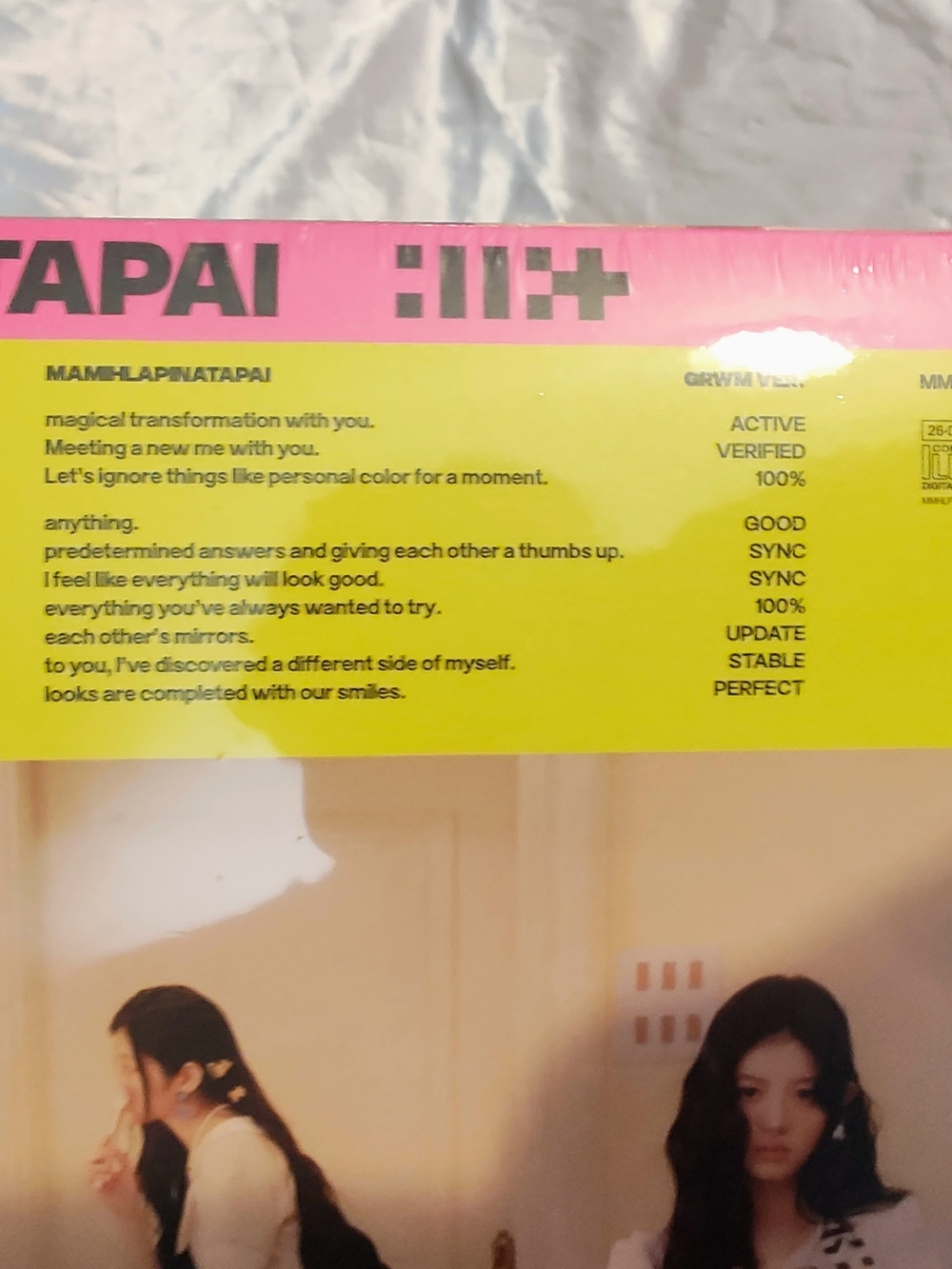Mamhilapinatapai Retro Pink and Yellow Vinyl Record Album. The Ones Open Are My. - Picture 3 of 11